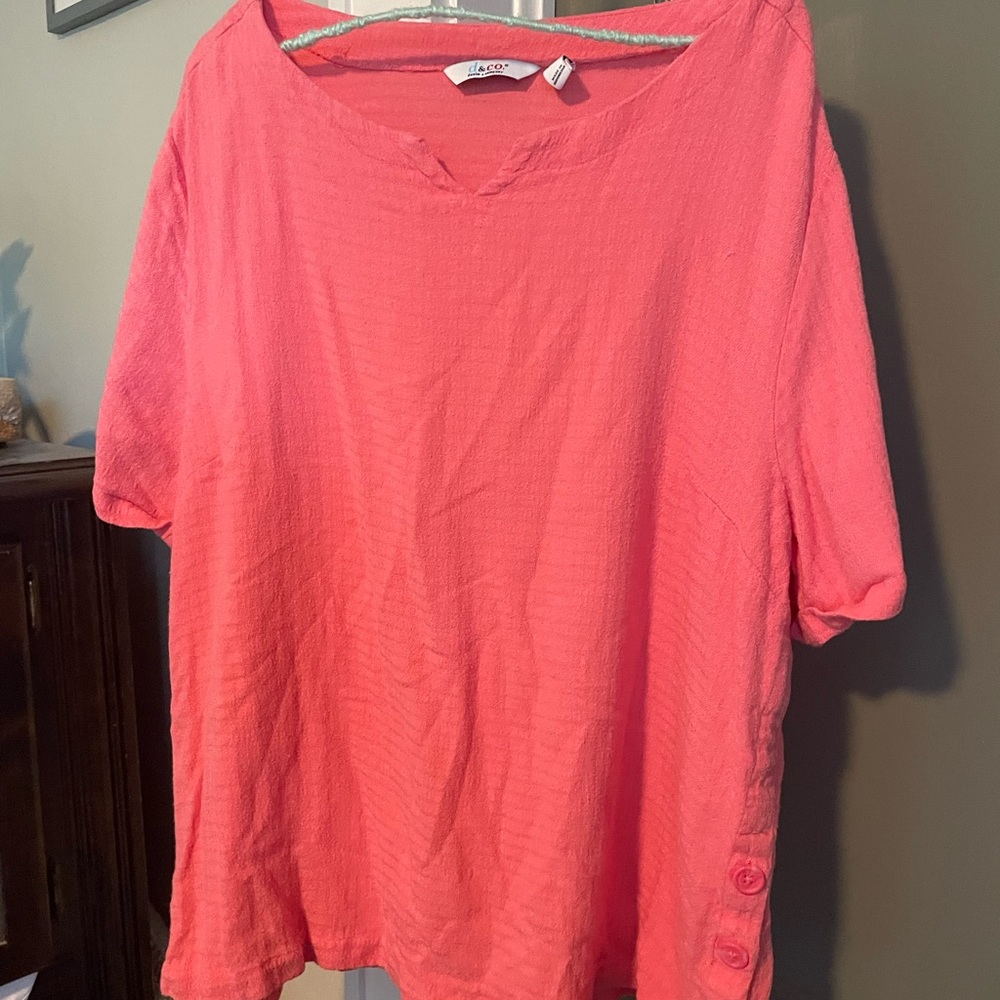 Chico's Vibrant Pink Top